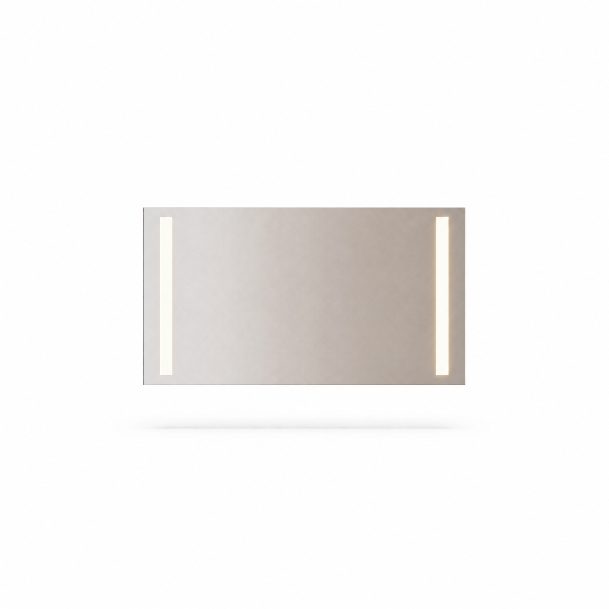 Espejo rectangular luz led Aurea Arc - fondo blanco