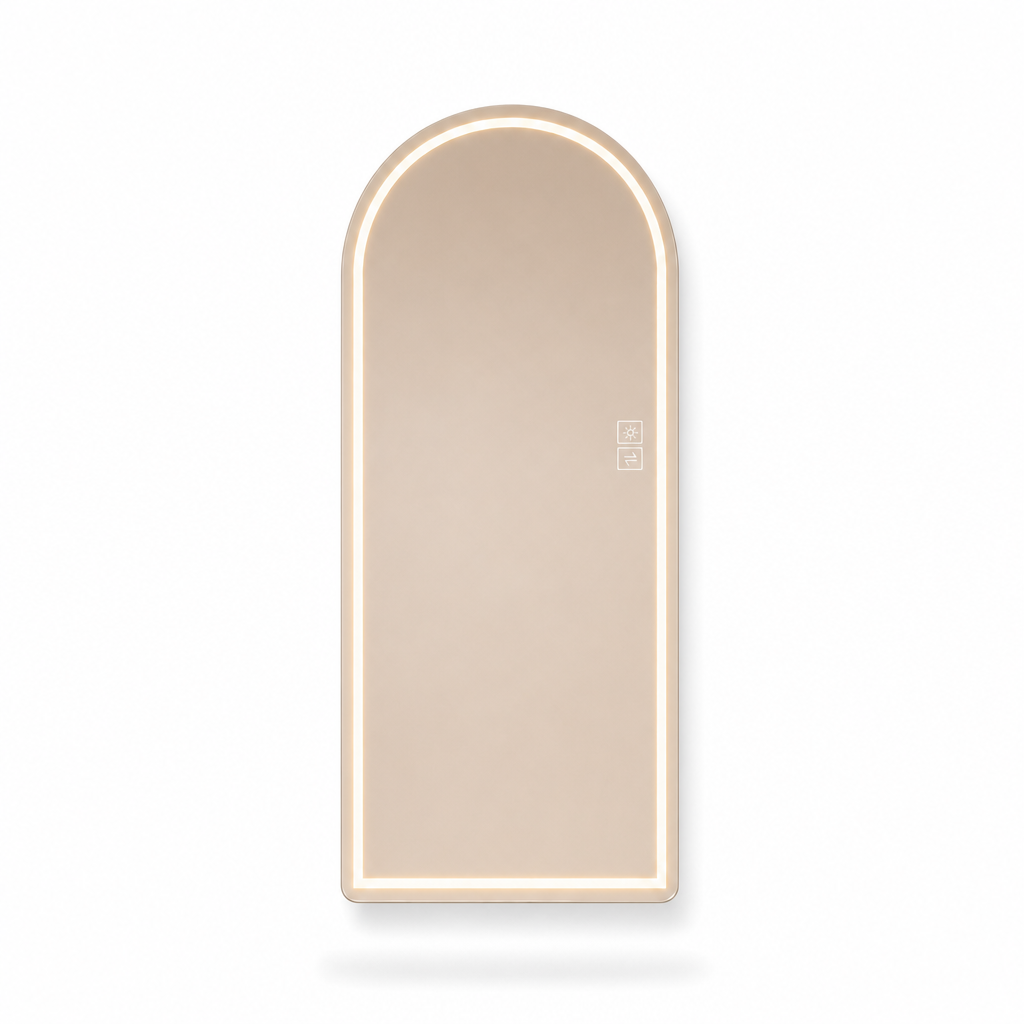 Espejo arco luz led Aurea Arc - fondo blanco
